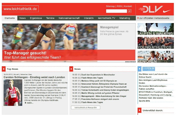 Artikelbild Einstieg weist nach London (Leichtathletik.de-Startseite)